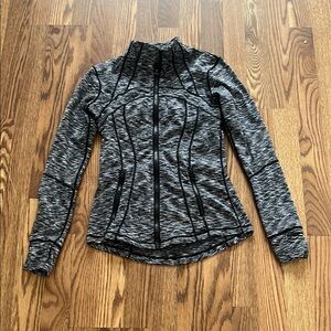 Women's Gray Zip-Up Jacket